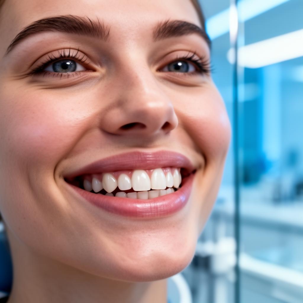 Sorriso perfeito ultra realista